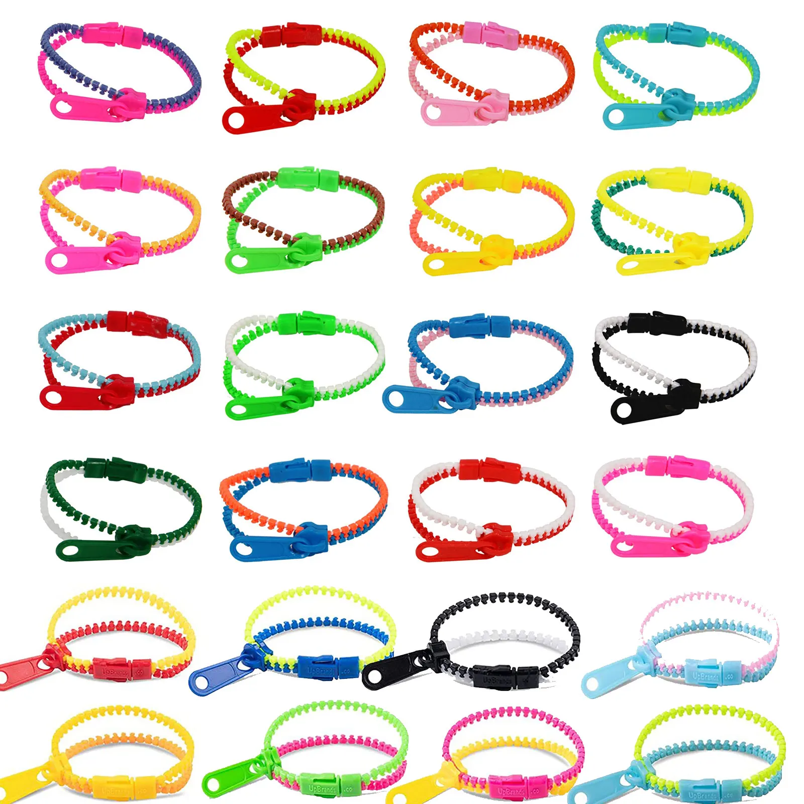 Party Favors Fidget Bracelet Toys 7.9 Inch Friendship Sensory Colors Children