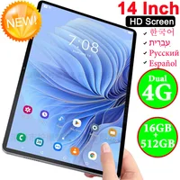 Global Version 14 Inch Tablet PC Big Screen 1920x1200 IPS 16+512GB Tablet 14" Android 14 4G LTE Game Study PAD 12000mAH Battery 1