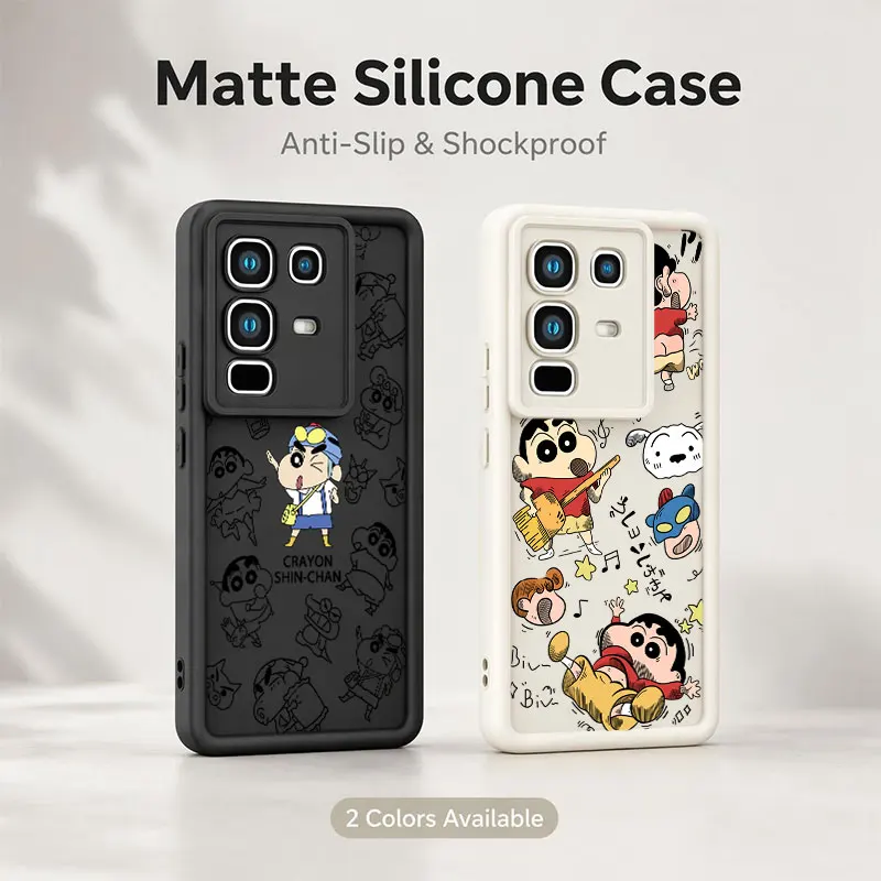 Adorable Shinchan Crayon Design Phone Case