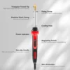 100W Plastic Welding Kit with Soldering Iron Tips Fast Heating 2-in-1 Plastic Welder Soldering Iron Gun Temperature Control DIV 2