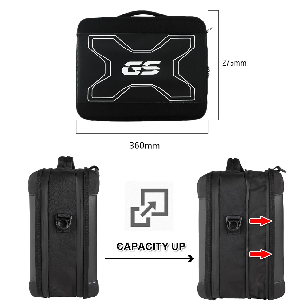 Motorcycle Vario Tool Box Inner Bag Waterproof Rear Top Case Saddlebags For BMW F850GS F750GS LC R1250GS Adventure R1200GS
