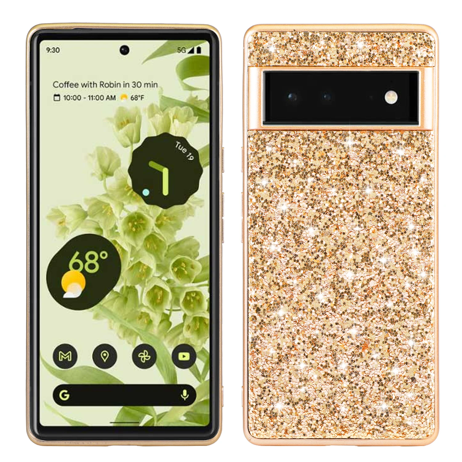 Luxury Bling Glitter Plating Colorful Shiny Shockproof Phone Case