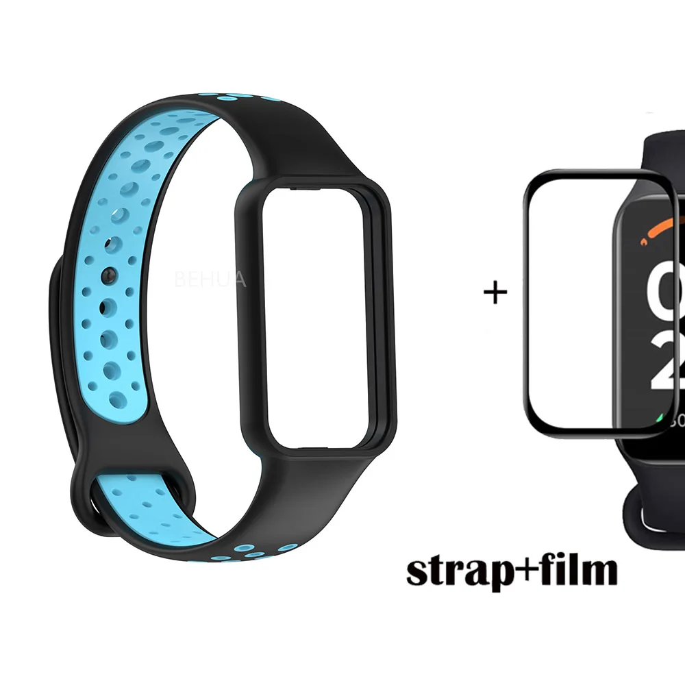 Silicone Replacement Band with Protector Film