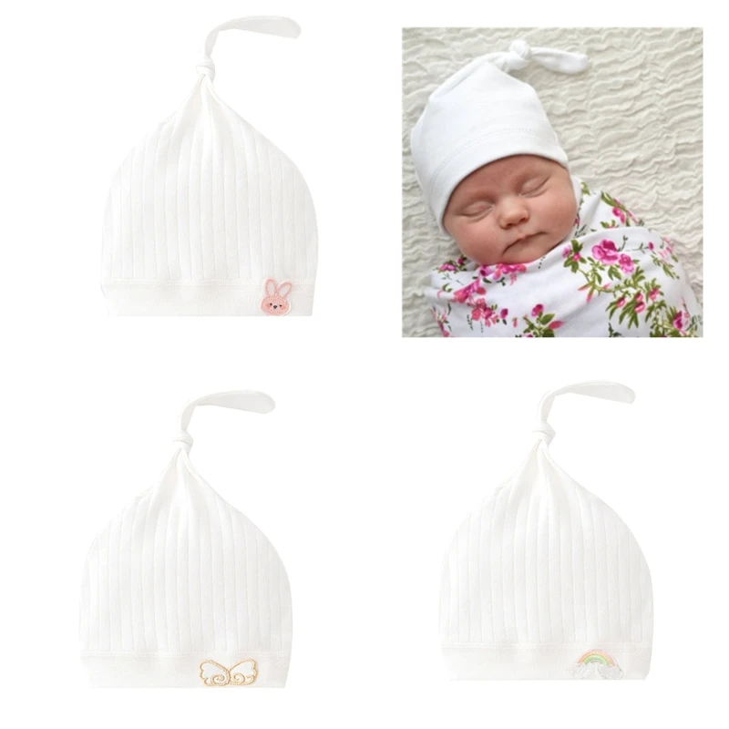 

N80C Stylish & Protective Baby Bonnet Soft Cotton Ear Cap Suitable for 0-6 Months
