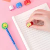 Cute with rubber cartoon pencils Kindergarten Prize gift Paintbrush Creative stationery for students drawing sketch pencils 3