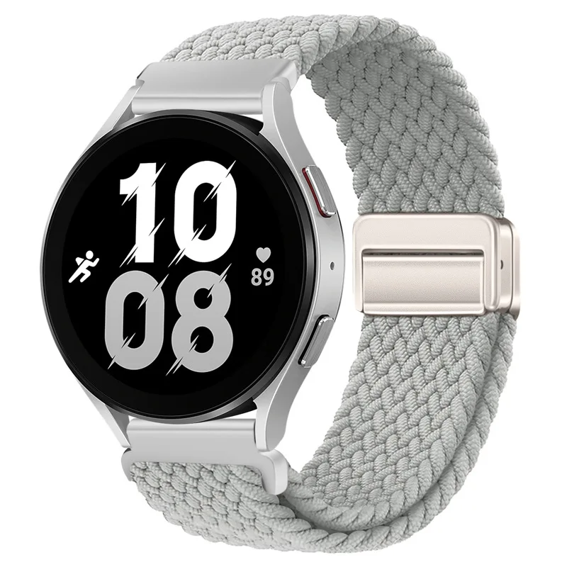 Nylon Braided Loop Strap Bracelet Band - Adjustable and Stylish, 20mm/22mm
