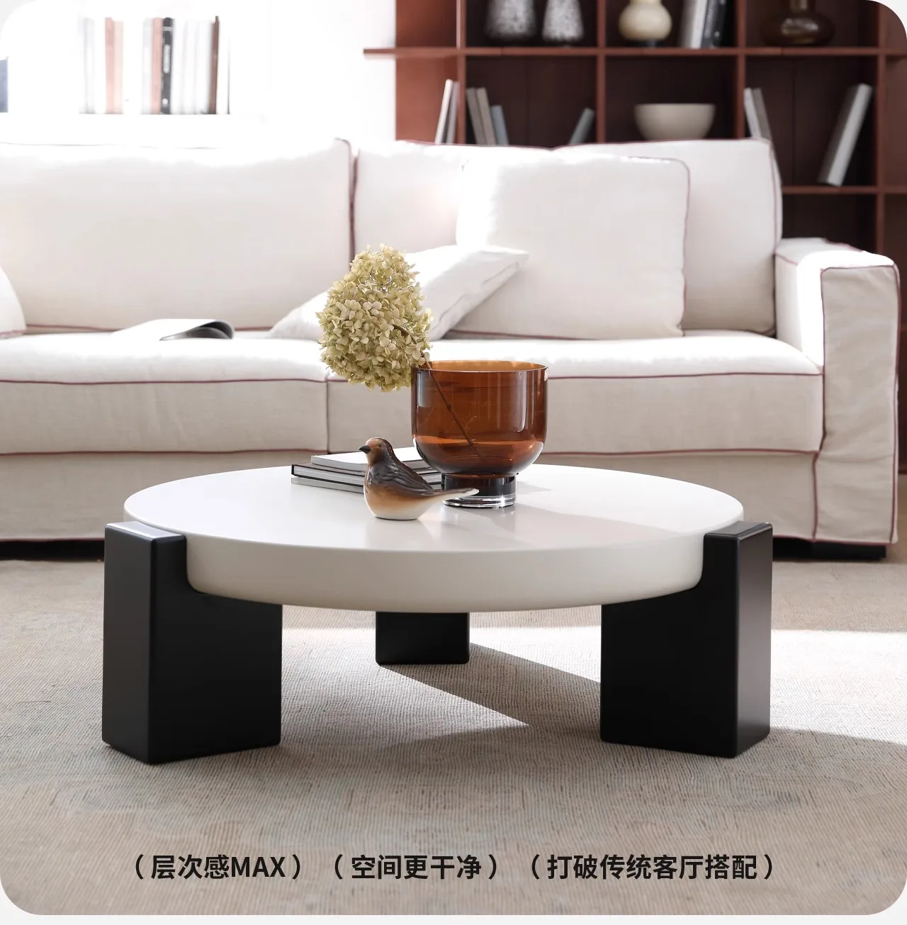 Nordic Coffee Tables Japanese Round Small Unique Side Table Glam Minimalist Cute Mesa De Centro De Sala Living Room Furniture
