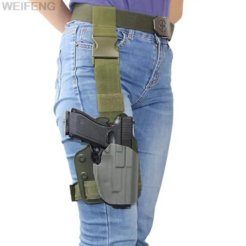 Фото Тактическая универсальная кобура для пистолета для Glock 17 19 WALTHER PPQ M2 9/40 HK45 BERETA92F Colt 1911 CZ 75 Airsoft кобура для пистолета №3