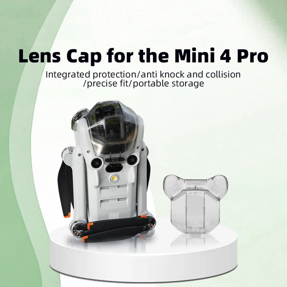 Camera Lens Cover Lens Protector Cap Lens Hood Dustproof Cap Guard Compatible For DJI Mini 4 Pro Drone