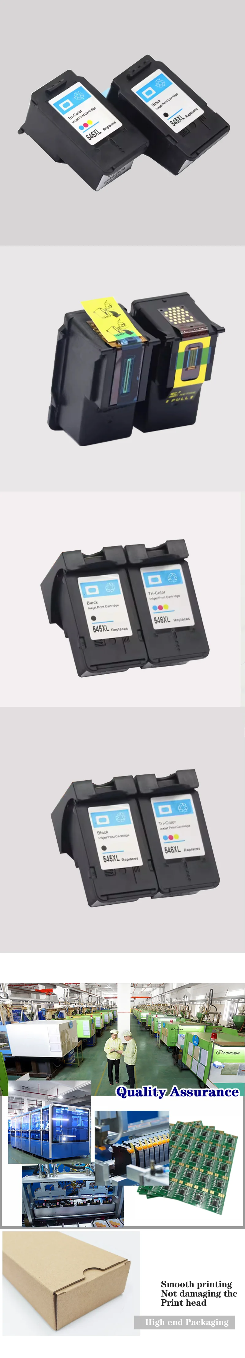 1Set X 545XL 546XL 545 XL 546 XL Ink Cartridge for Canon PG545