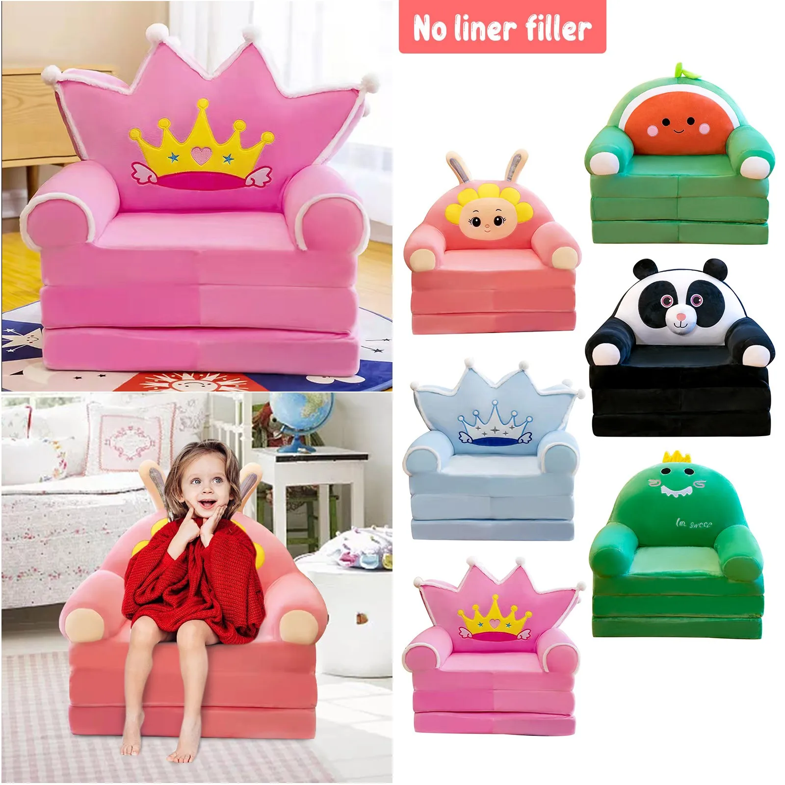 Chair Cushion Sofa Kids Kids Cushion Chair Bed Soft Chairs Kids