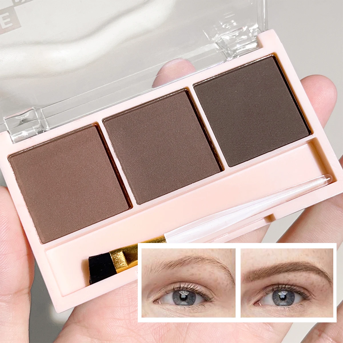 3-Color Long-Lasting Brow Powder Set 3
