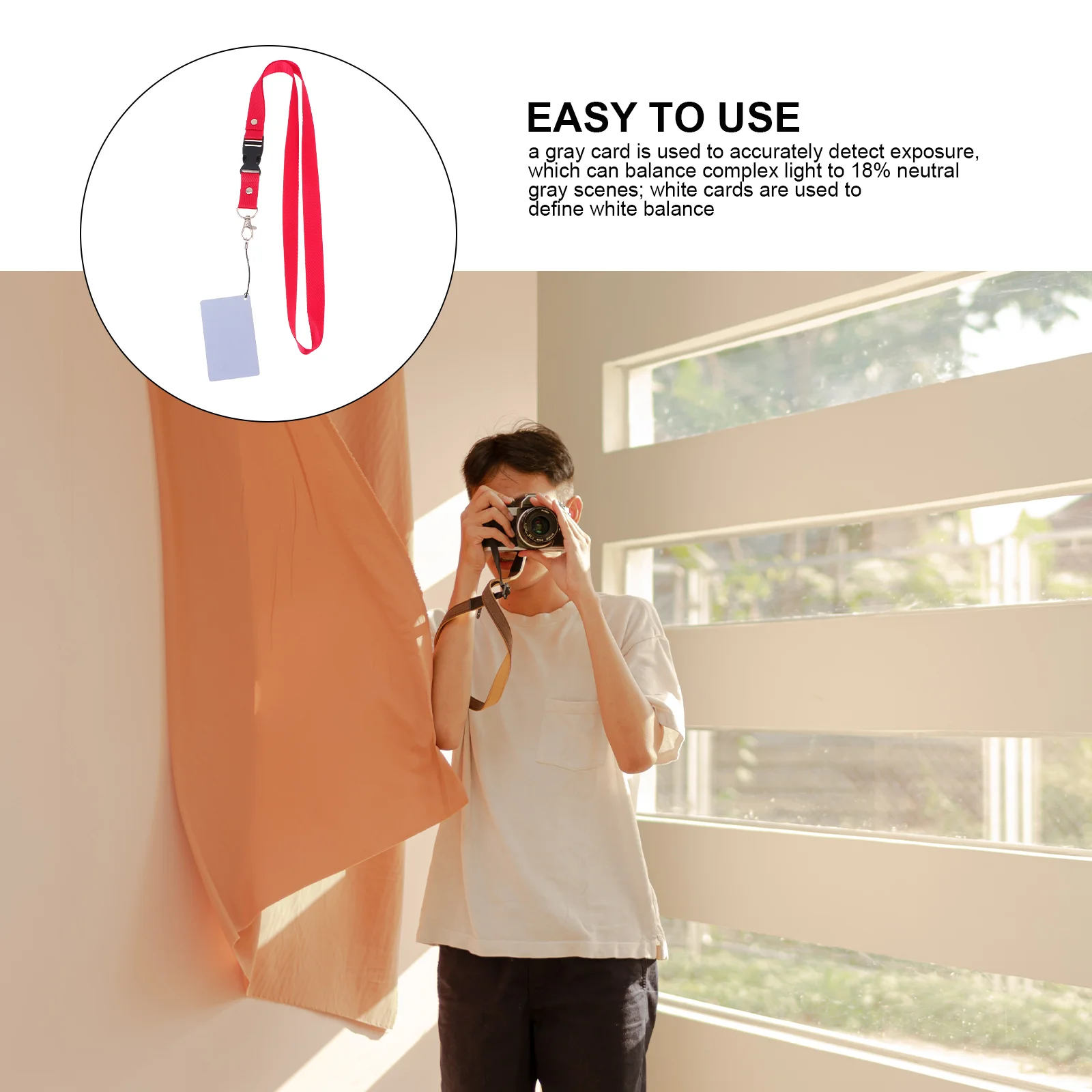 비디오 필름 사진 촬영을 위한 9개 화이트 밸런스 카드 노출 그레이 블랙 체커 견고한 방수 카메라 액세서리 키트