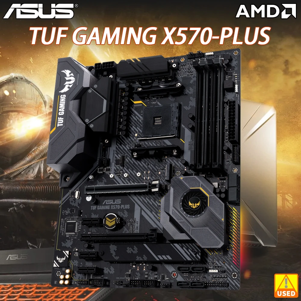 ASUS AMD X570 搭載 AM4 対応 マザーボード TUF GAMING X570-PLUS【ATX】
