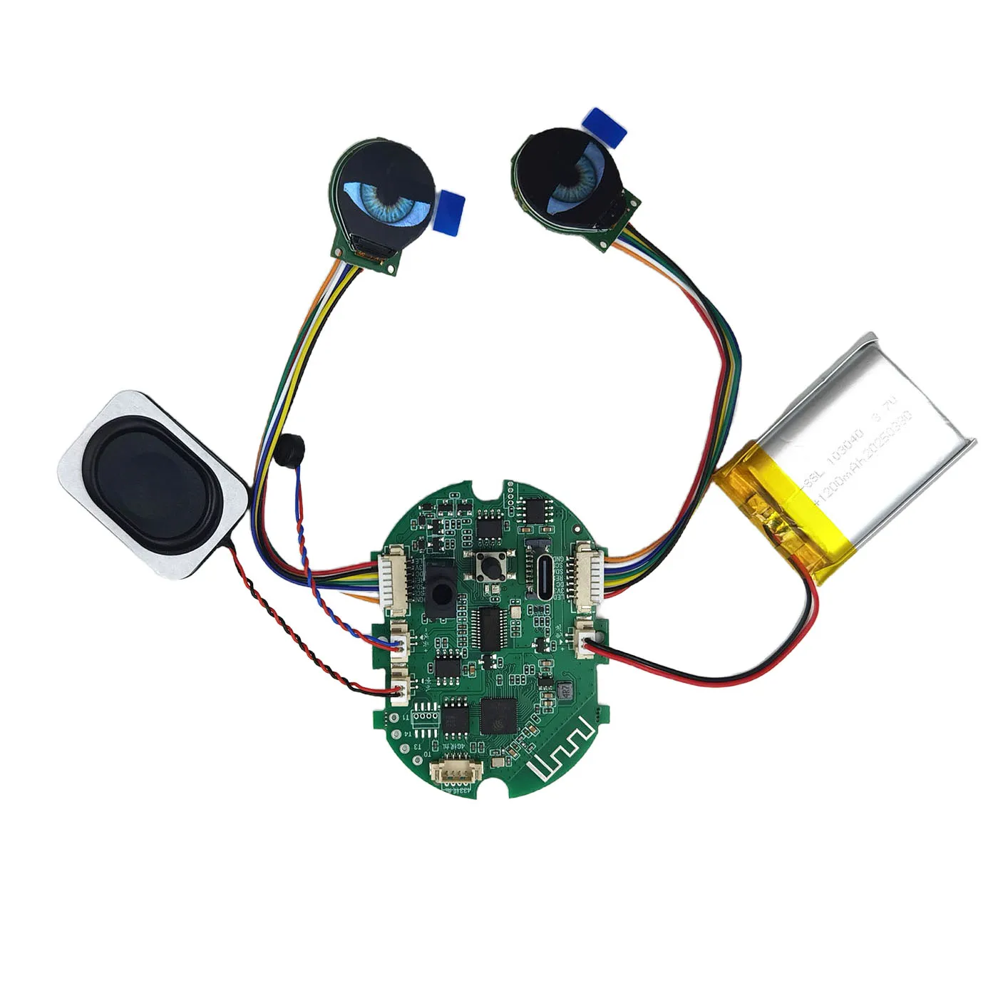 AI Xiaozhi Expression Eyes, Touch, Binocular Robot Solution Board RoPet Vollständig Open-Source KI-Roboter – Detail 10