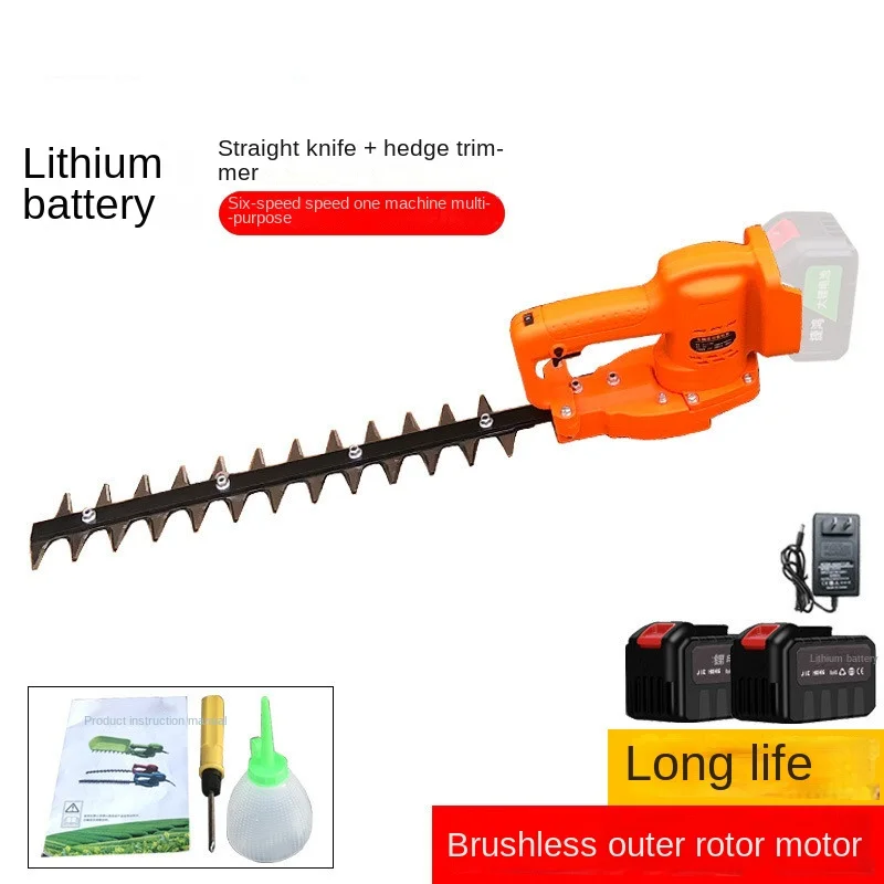 Lithium Battery Wireless Greening Tea Pruning Fence Garden Pruning Saw Electric Household Hedge Trimmer Makita Cortasetos 헤지 트리머 6