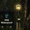 Wind Chimes Outdoor Glowing Moon Sun Stars Solar Glowing Wind Chim Metal Tubes Wind Bells for Home Decor Waterproof Chimes Gift 2