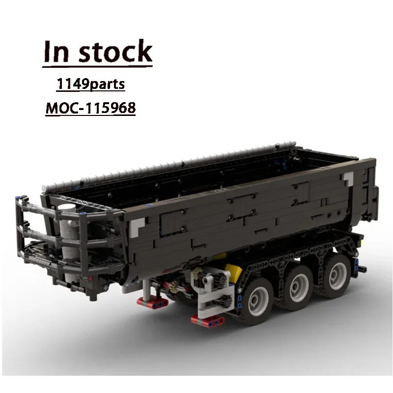 Moc-115968 Dump Trailer City Assembly Stitching Building Block Model1149 Building Block Parts Regalo Giocattolo Per Bambini Building Block