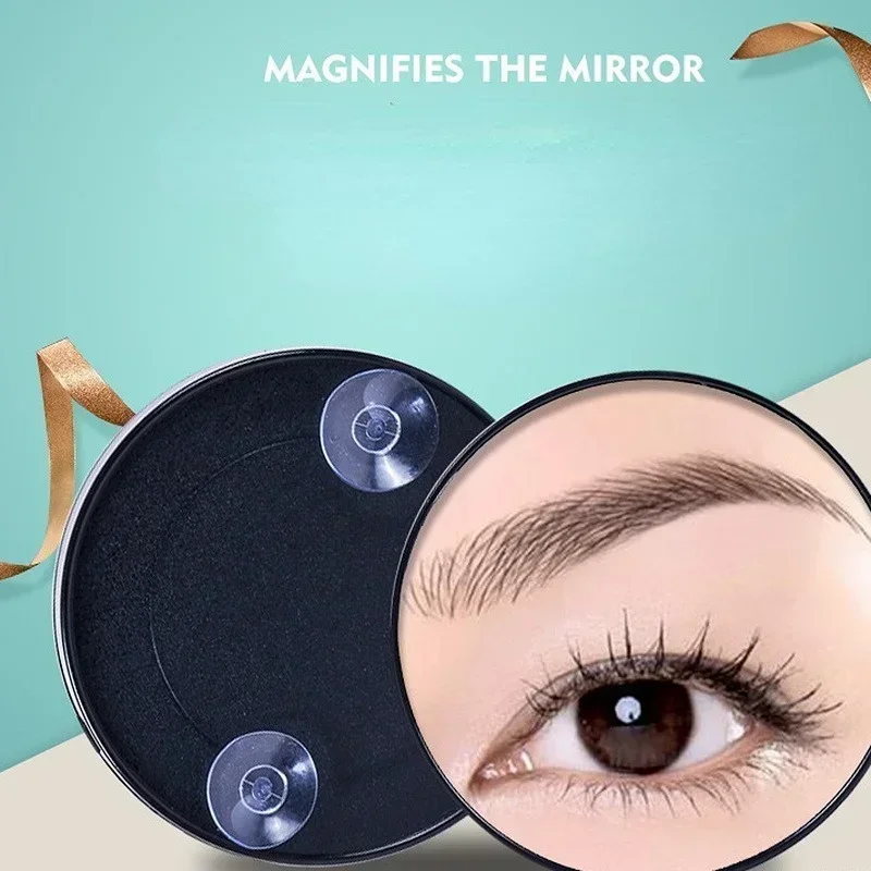 Magnification Mirror Suction Cup Bathroom Makeup Portable 5x/10x/15x