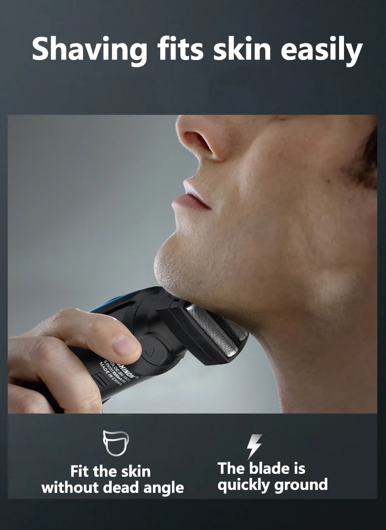 Shaver barbeador barbeador para homens, 5 em