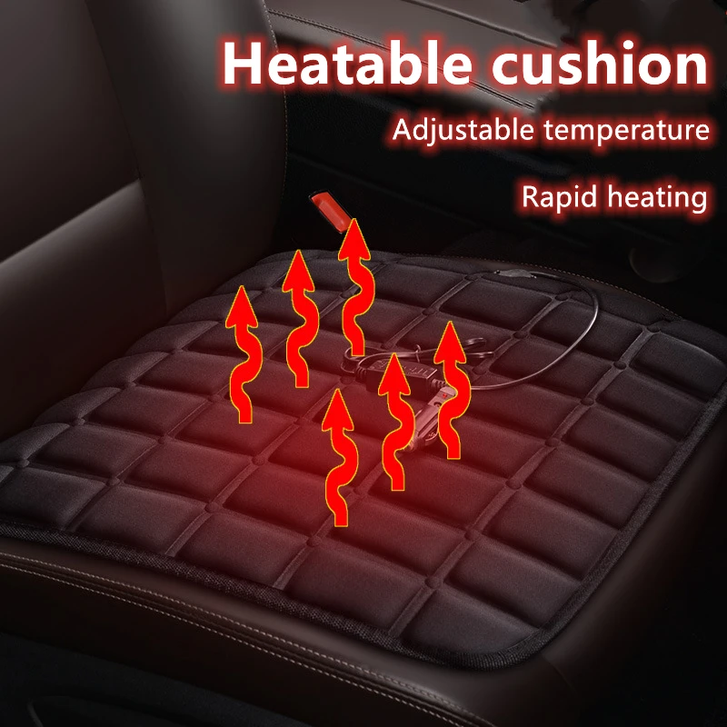 12V Cotton Car Seat Heated Cushion Seat Warmer Winter Household Cover