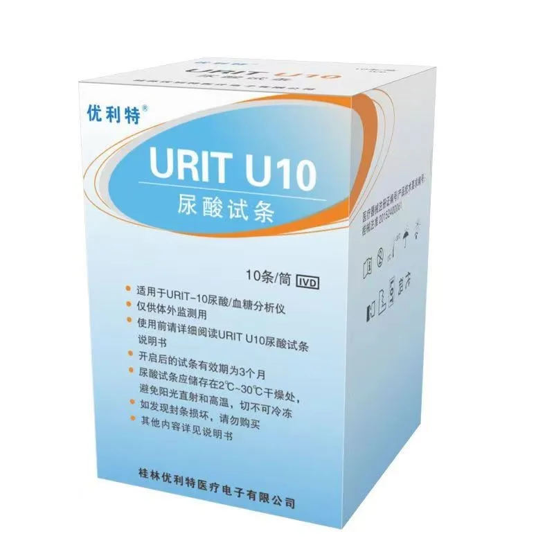 

URIT 25/50/100pcs URIT U10/G25 Blood Glucose Test Strips Uric Acid and Lancets for Blood Glucose and Uric Acid Monitor Diabetes&