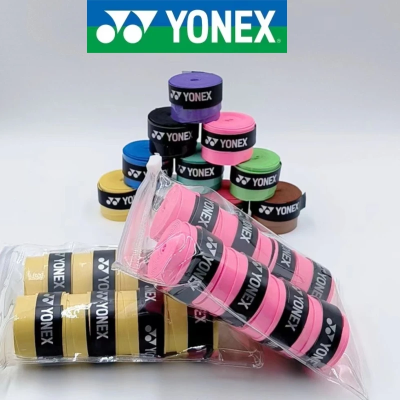 36/Pcs YONEX Tennis Overgrip Original Badminton Hand Glue Non-slip Racket Overgrip Badminton Tennis Beach Racket Sweatband