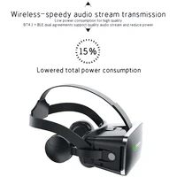 Virtual Reality VR Glasses 3D Headset Bluetooth Devices Smart Phone Helmet Goggles Lenses Smartphone Viar Headphones Cell Mobile - Image 2