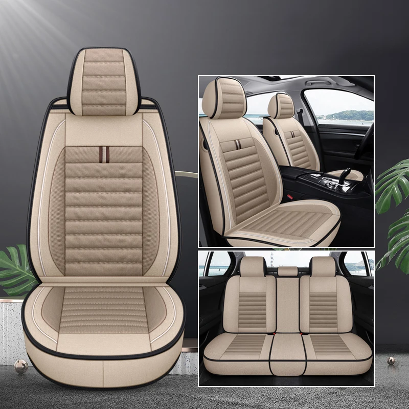 

Car Seat Covers For Ford Ranger S Max Fiesta Focus Mk1 Puma Edge Ecosport Mondeo Mk4 Kuga Fusion Flax Auto Interior Accessories