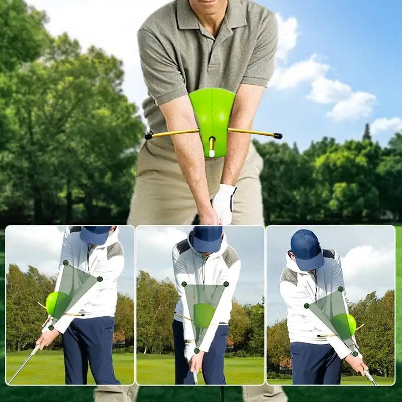 Golf Swing Arm Postures Corrector Golf Swing Trainer Connecting Ball Swing Chicken Wings Corrector For Golf Chipping Accessories