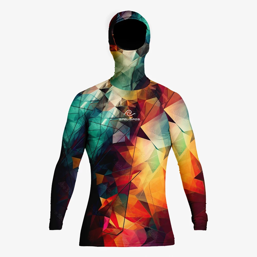 Rash Guard Surfing Hoodies Wear Swimming Diving T-Shirts Tight Long Sleeve Swimwear UV Protection Clothing Beach Floatsuit Tops rash guard