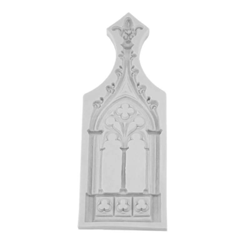 

Church Door Lace Silicone Material Resin Molds Cake Decorating Tools Fondant Cake Mold Pastry Kitchen Baking Accessories