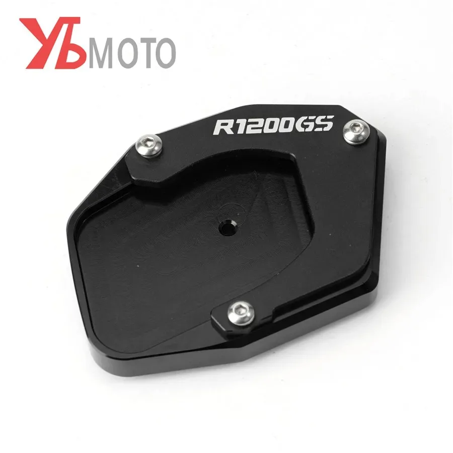 Motorcycle Kickstand Extender Aluminum Side Stand For BMW R1200GS 2007-2011 2012 R 1200 GS adv Adventure 2008-2011 2012