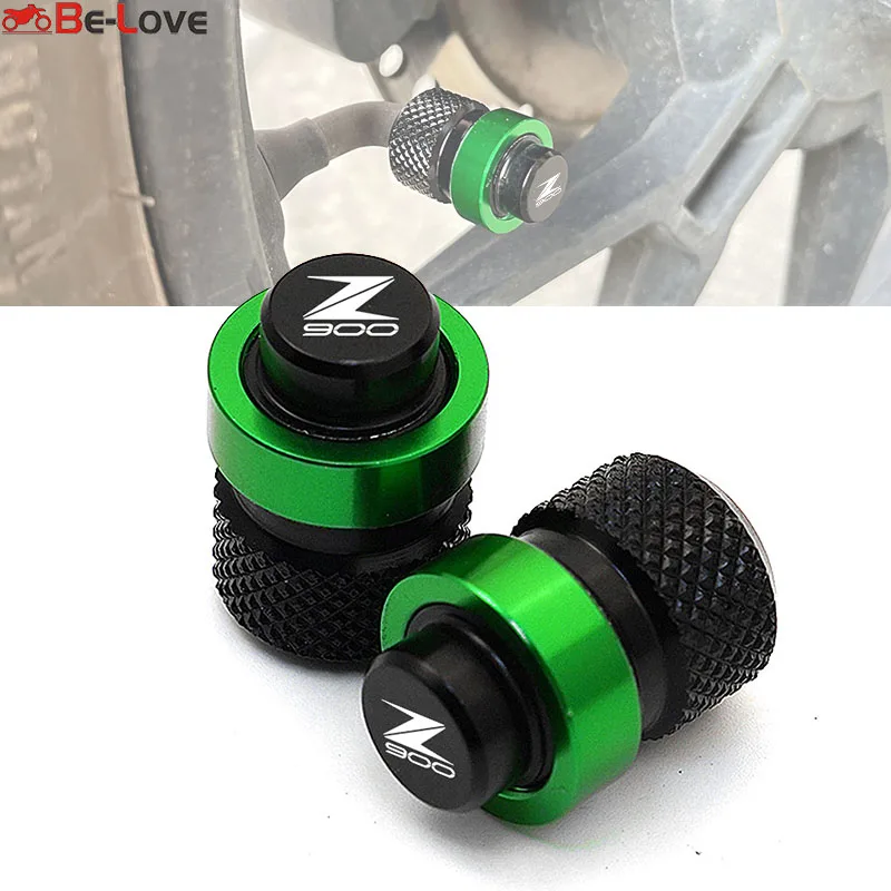Motorcycle Tire Valve Air Port Stem Cover Cap Plug For KAWASAKI Z900