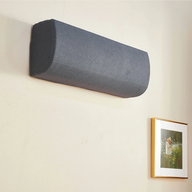 Polar Fleece Air Conditioner Dust Cover Anti-dust Wall Mounted Protector Easy Cleaning Cover Protective Polyester Home Textile
