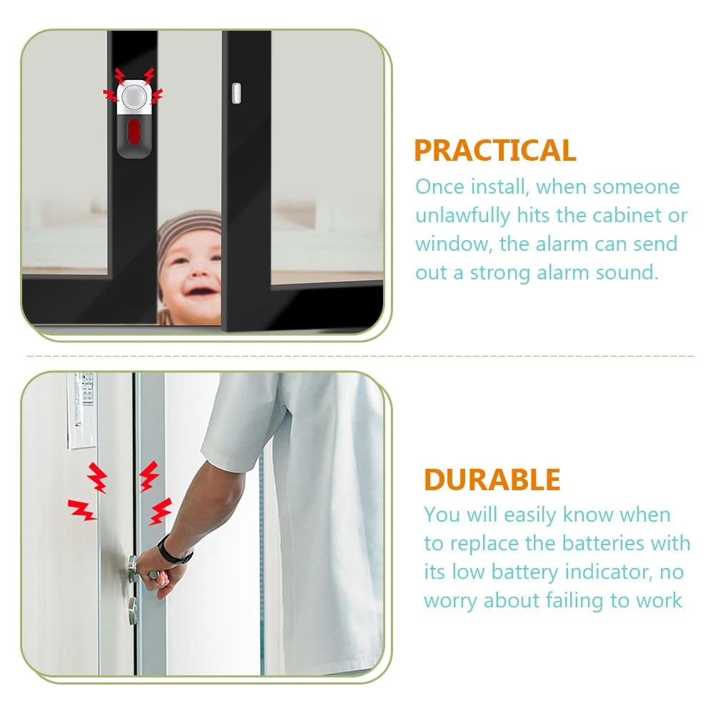Door and Window Alarm Alarms for Home Security Doors When Opening Sensors Kids Safety