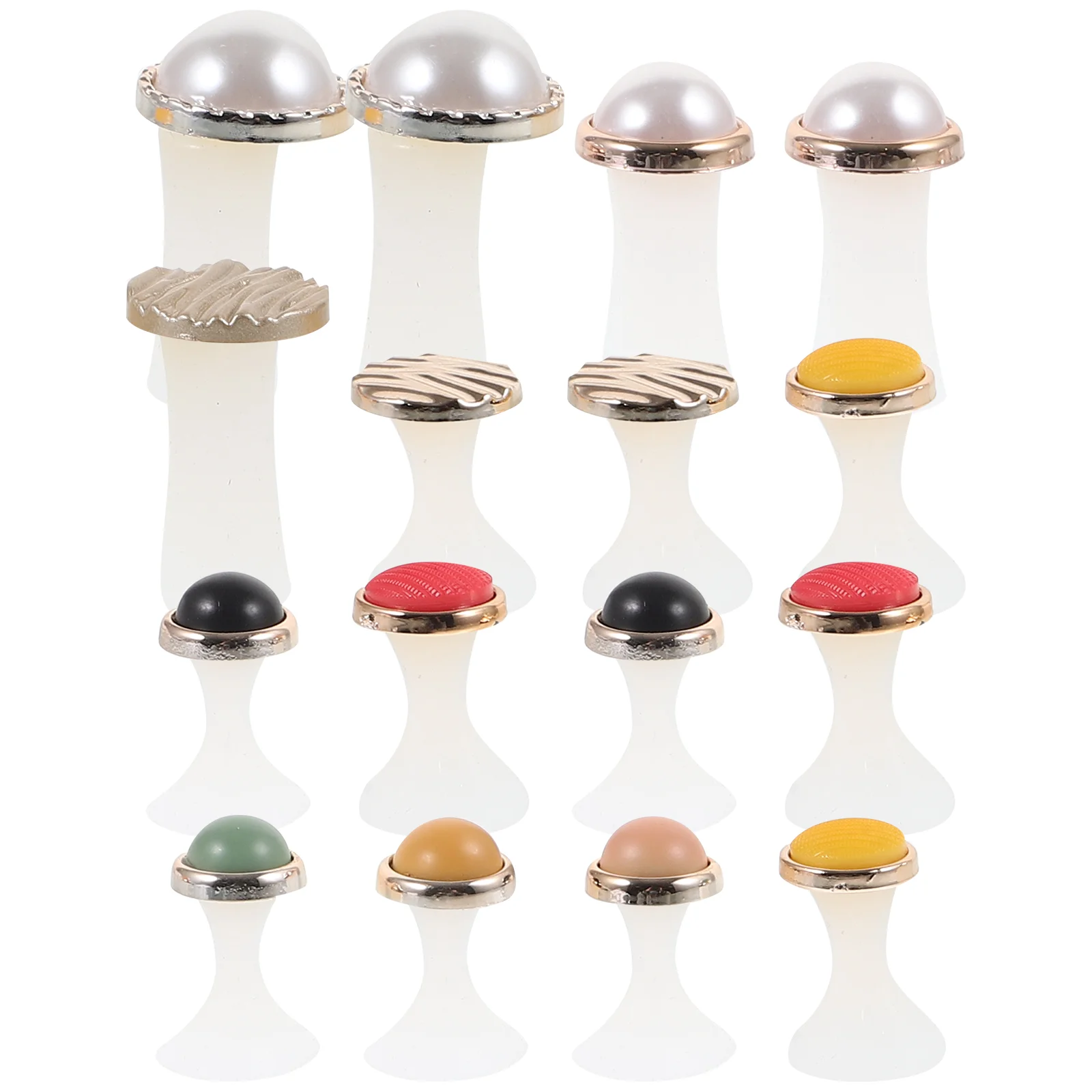 16 Pcs Toe Splitter Bunion Corrector for Women Spacers Straightener Toes Nail Polish Separators