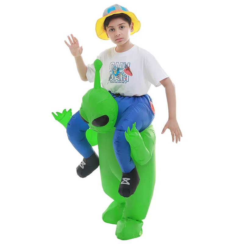 Cosplay New Halloween Props Children Adult Universal Inflatable Alien Costume Backman Fun Party Supplies Inflatable Costume
