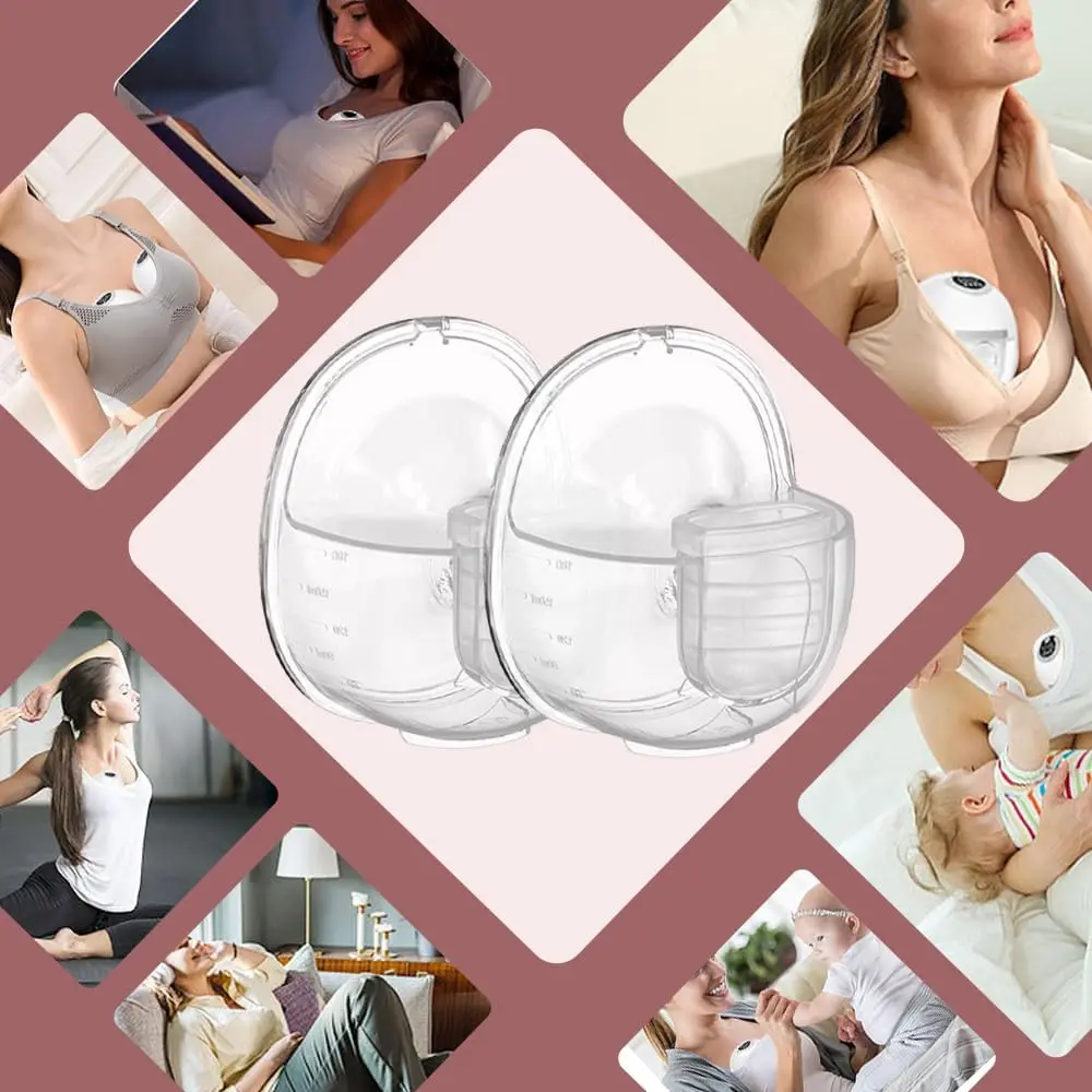 Breast Pump Accessories Breast Pumps Two Full Sets Breast Pump Parts with 24mm Flange for Lansinoh Discreet Duo/NCVI/Nuliie S32