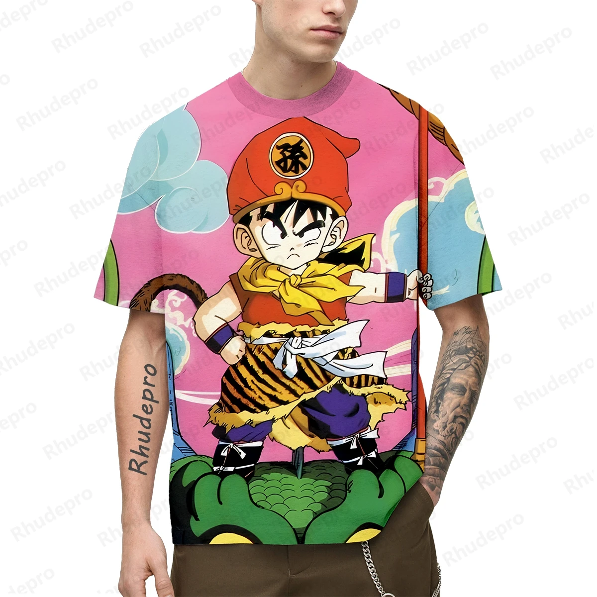 ドラゴンボール 孫悟空 幼少期 半袖 Tシャツ L 4種セット ドラゴンボール 孫悟空 幼少期 半袖 Tシャツ L 4種セット