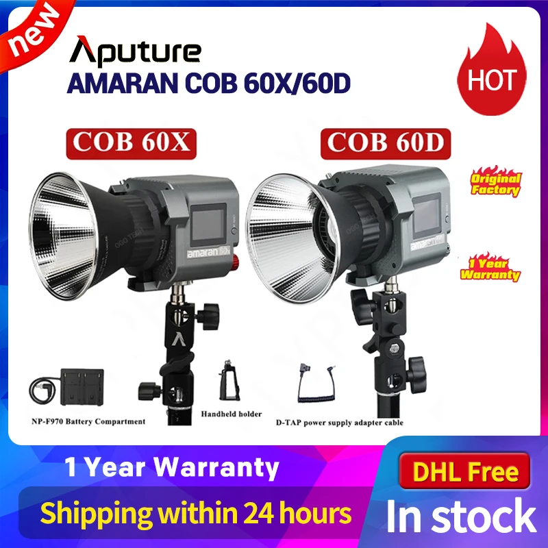 Aputure Amaran Cob 60D 60X LIGHT STORM LS 60D 60X Video Light 60W