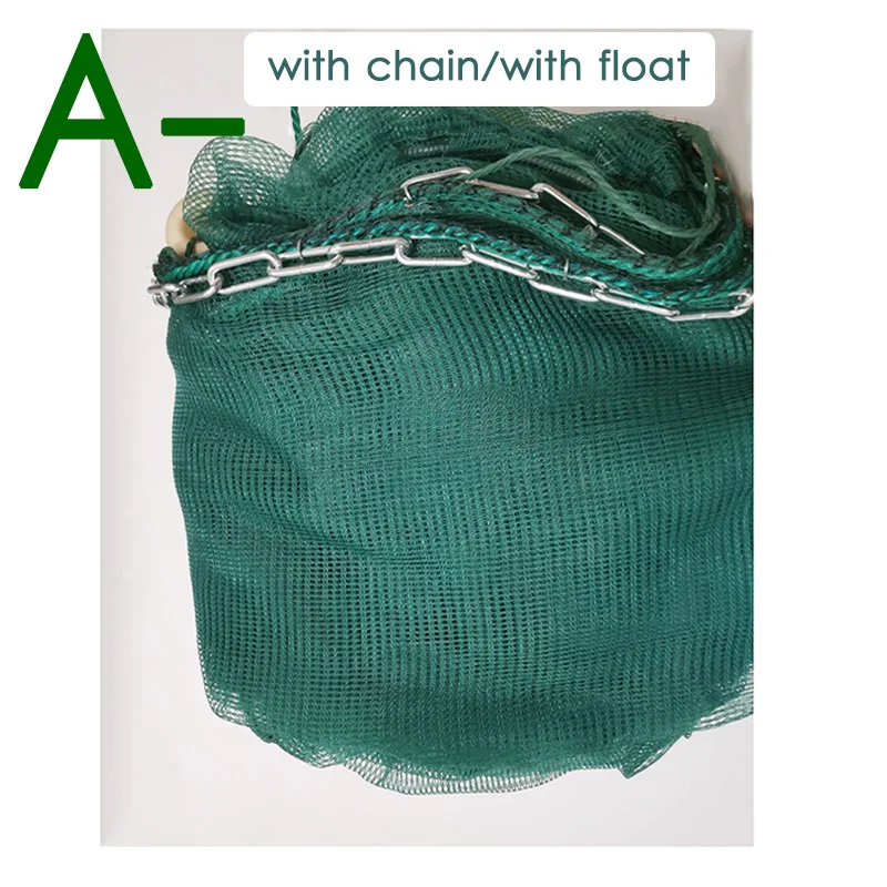 Description Picture 2 of itemLawaia Fishing Net Trap iron chain Sinker Deep Water Portable Fish Crab Crayfish Catcher Trap Fish Network Shrimp Nets