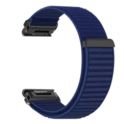 Premium Nylon QuickFit Watch Strap Bracelet - Universal 22mm & 26mm Size - 22mm (Blue)