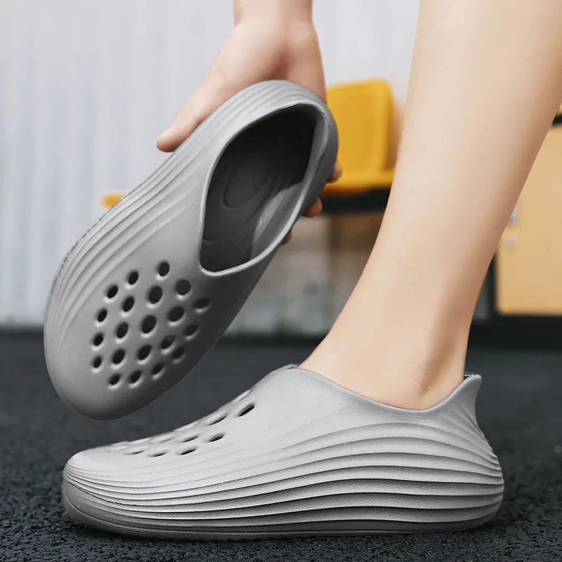 Mode Leichte männer Sandalen Sommer EVA Mann Strand Schuhe Atmungsaktive Weiche Männer Wasser Schuhe Bequeme Casual Walking Turnschuhe – Detail 24