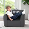 Cozee Chair for Kids -1 Seater Foam Toddler Couch can be Personalized with Name, Has Removable Cover for Easy Machine Washing 2