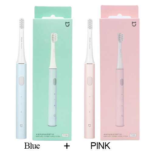 T100 Sonic Electric Toothbrush Mi Smart Tooth Brush Colorful USB Rechargeable IPX7 Waterproof For Toothbrushes head