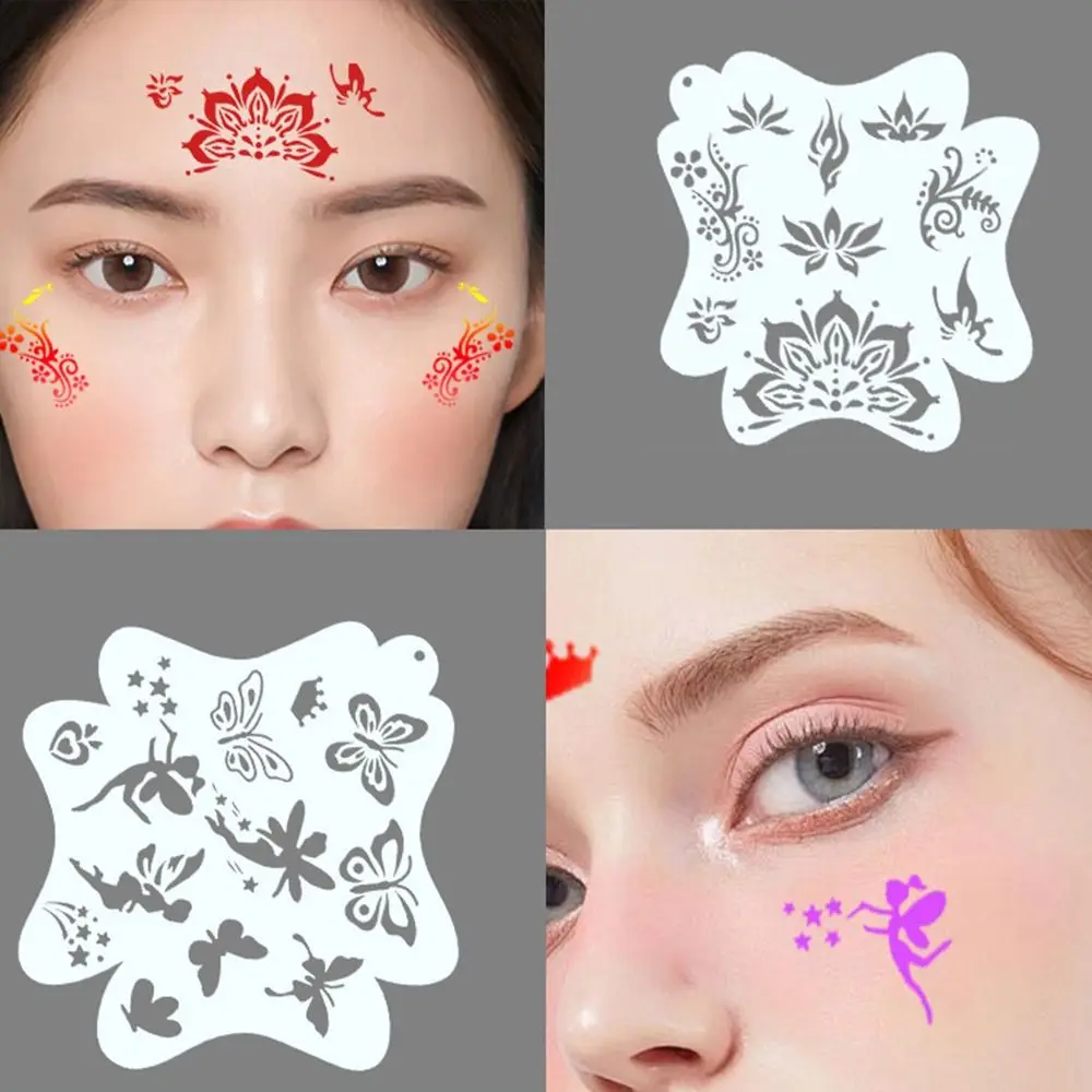 Face-Paint-Stencils-Professional-Body-Art-Paint-Stencils-Reusable-for ...