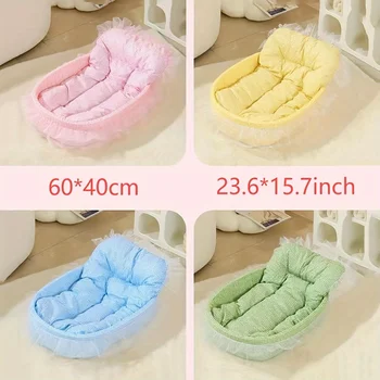Luxury All-Season Pet Bed - Washable, Cozy & Stylish for Cats & Small Dogs. Multiple Colors. Shop Now!