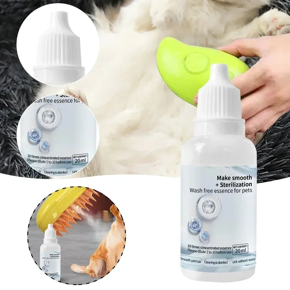 Electric Spray Massage Grooming Comb for Cats & Dogs – Anti-Shedding Soothing Deshedding Brush