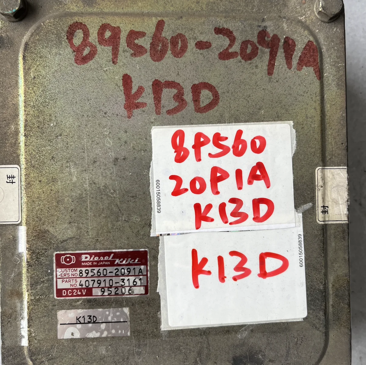 HINO PROFIA 트럭 K13D 엔진 ECU ECM 카운트 유닛, 89560-2091A, 895602091A, 407910-3161, 4079103161